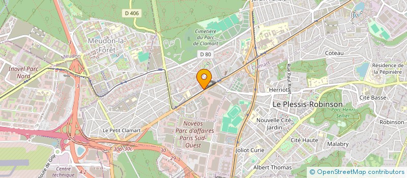 localisation de l'entreprise INVEST HOTEL CLAMART à CLAMART