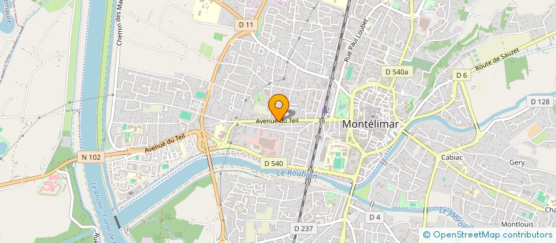 localisation de l'entreprise INVEST II à MONTELIMAR