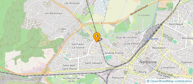 localisation de l'entreprise INVEST IMMO 2 à NARBONNE