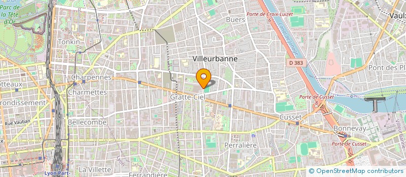 localisation de l'entreprise INVEST'IMMO  VILLEURBANNE