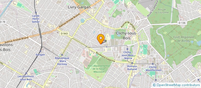 localisation de l'entreprise INVEST IMMO à LIVRY-GARGAN