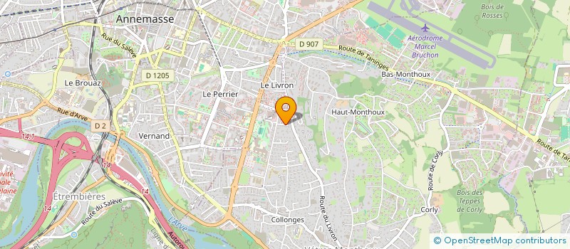 localisation de l'entreprise INVEST'IMMO  VETRAZ-MONTHOUX