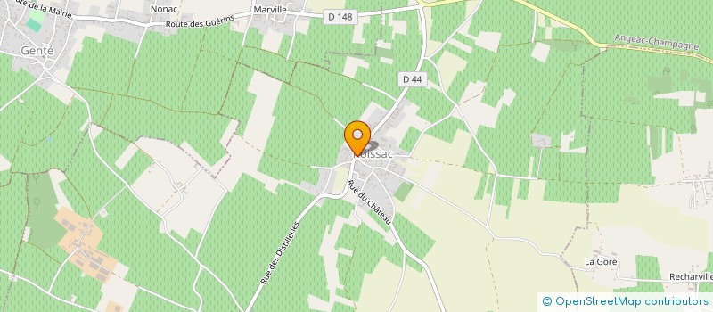 localisation de l'entreprise INVEST IMMO à ANGEAC-CHAMPAGNE
