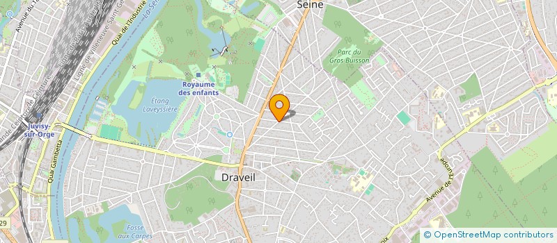 localisation de l'entreprise INVEST IMMO à DRAVEIL