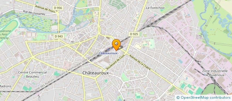 localisation de l'entreprise INVEST IMMO  CHATEAUROUX