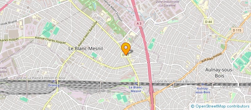 localisation de l'entreprise INVEST'IMMO à LE BLANC-MESNIL