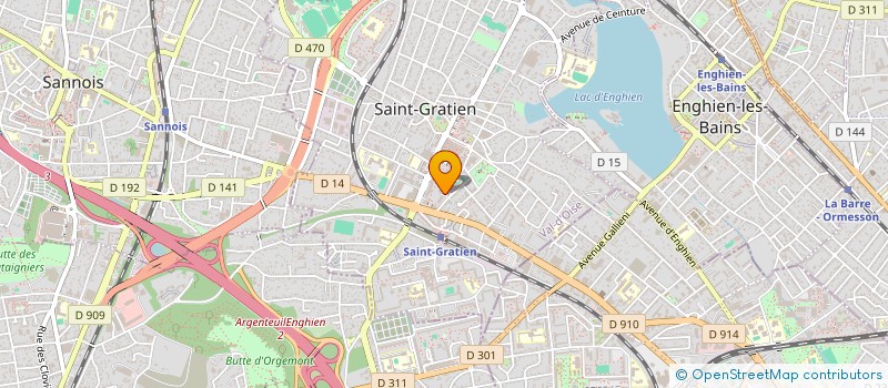 localisation de l'entreprise INVEST IMMO  SAINT-GRATIEN