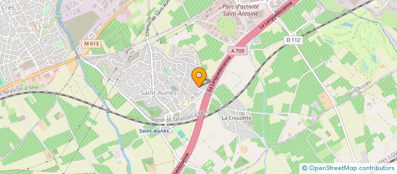 localisation de l'entreprise INVEST'IMMO  SAINT-AUNES