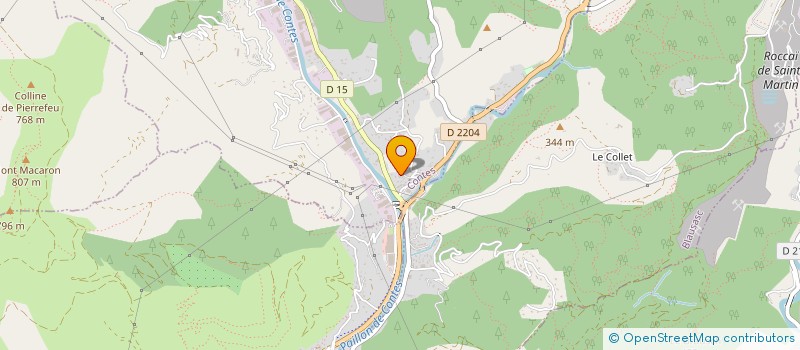 localisation de l'entreprise INVEST IMMO  CONTES