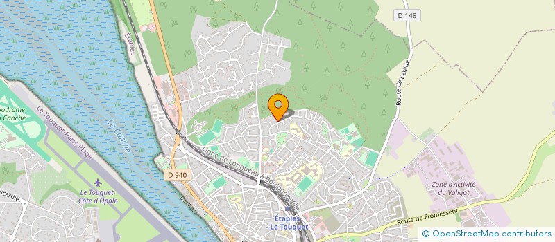 localisation de l'entreprise INVEST IMMO ET PATRIMOINE à ETAPLES