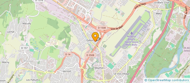 localisation de l'entreprise INVEST IMMO HK  EPAGNY METZ-TESSY