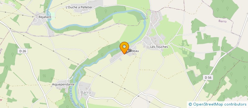 localisation de l'entreprise INVEST IMMO NOUVELLE AQUITAINE à BARRO