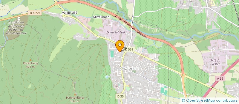 localisation de l'entreprise INVEST IMMO PRESTIGE  CHATENOIS