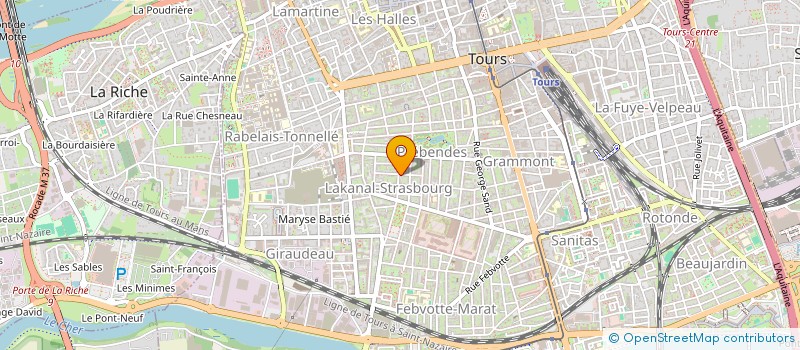 localisation de l'entreprise INVEST IMMO TOURS  TOURS