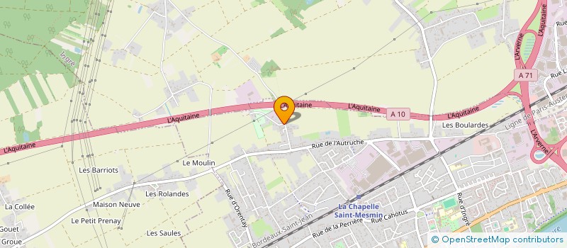 localisation de l'entreprise INVEST'IN  LA CHAPELLE-SAINT-MESMIN
