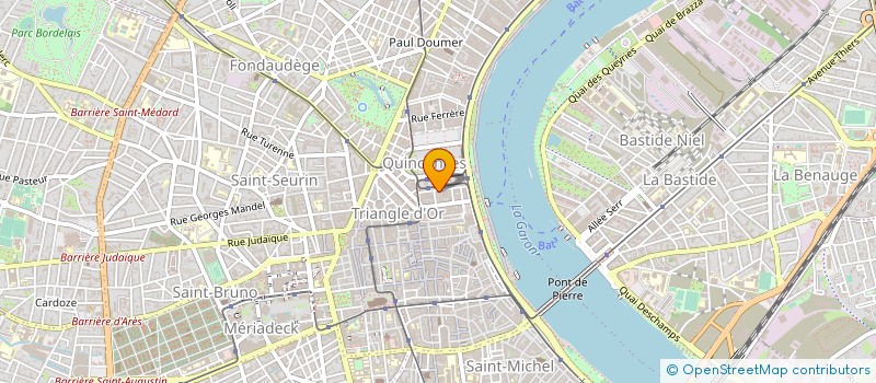 localisation de l'entreprise INVEST IN BORDEAUX à BORDEAUX