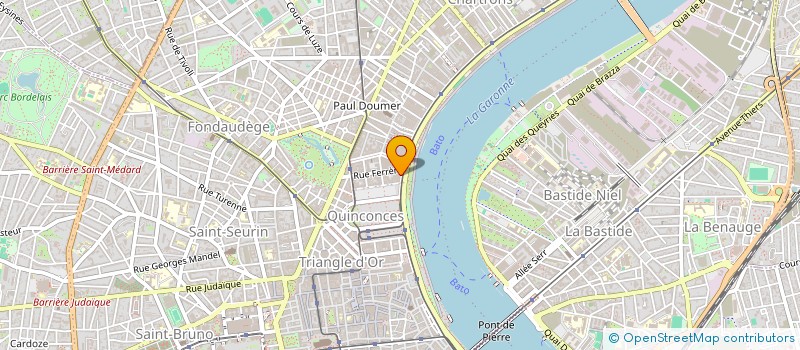 localisation de l'entreprise INVEST IN FRENCH METROPOLISES  BORDEAUX