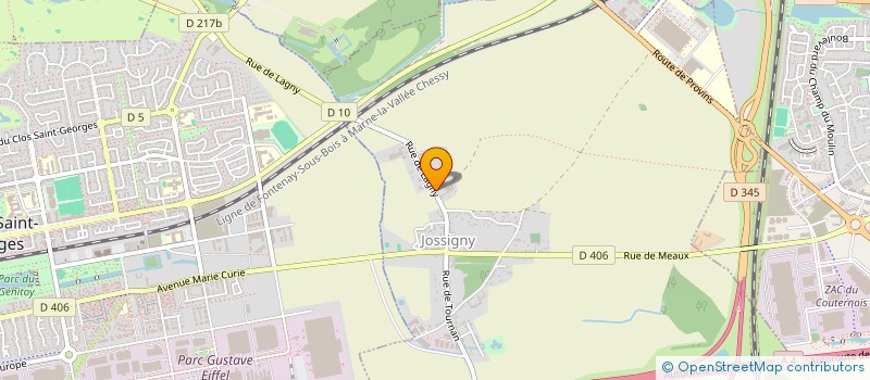 localisation de l'entreprise INVEST-IR  JOSSIGNY