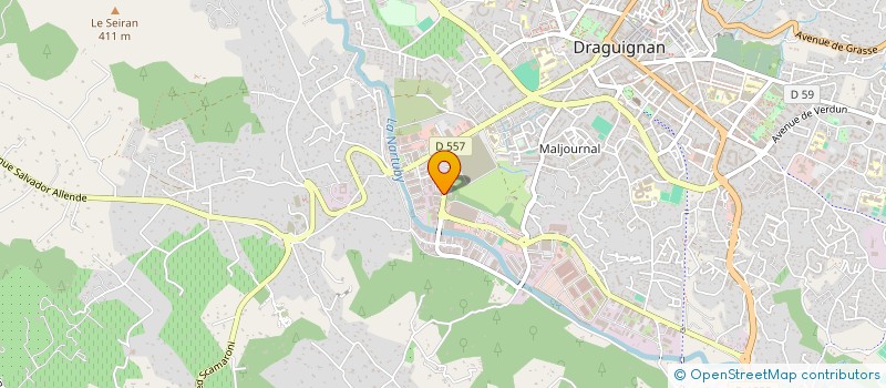 localisation de l'entreprise INVEST JBB  DRAGUIGNAN