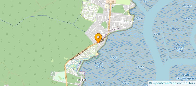 localisation de l'entreprise INVEST JMG à LEGE-CAP-FERRET