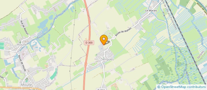 localisation de l'entreprise INVEST K  SERQUES