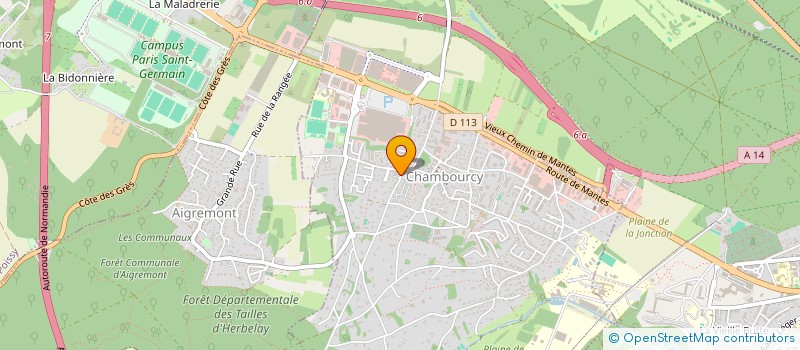 localisation de l'entreprise INVEST LS  CHAMBOURCY