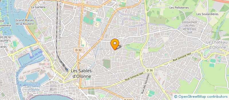 localisation de l'entreprise INVEST'M à LES SABLES-D'OLONNE