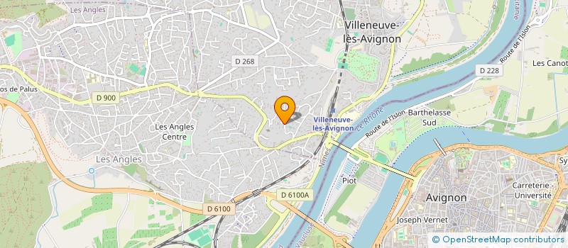 localisation de l'entreprise INVEST M.R  VILLENEUVE-LES-AVIGNON