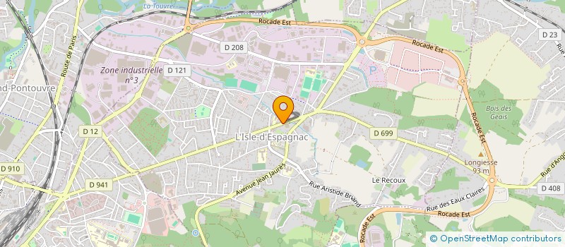 localisation de l'entreprise INVEST MARSHALLS  L'ISLE-D'ESPAGNAC