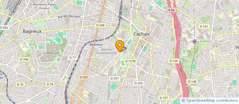 localisation de l'entreprise INVEST ME  CACHAN