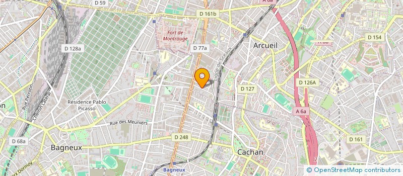 localisation de l'entreprise INVEST MONARC  ARCUEIL