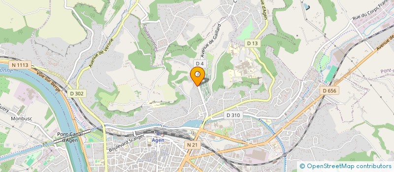 localisation de l'entreprise INVEST MR 47  AGEN