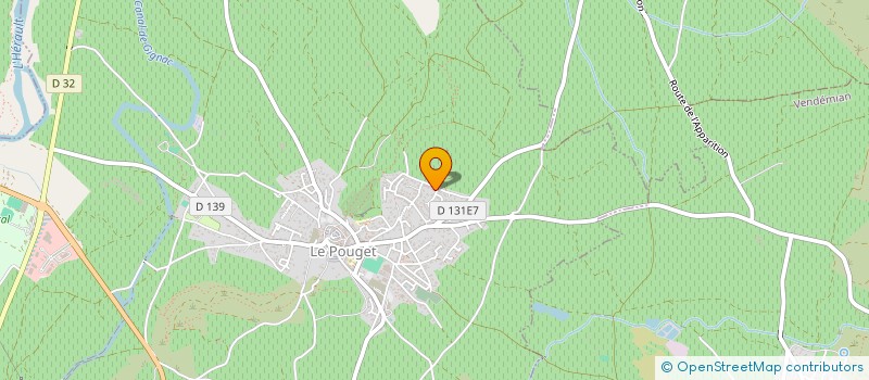 localisation de l'entreprise INVEST-OCCITAN  LE POUGET