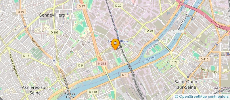 localisation de l'entreprise INVEST OPTIQUE à ASNIERES-SUR-SEINE