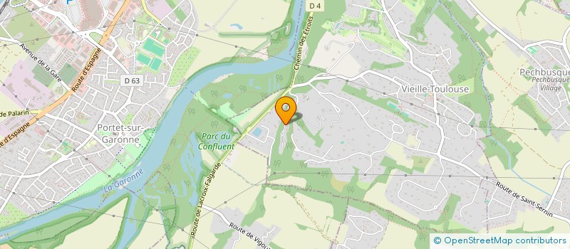 localisation de l'entreprise INVEST OPUS PARK  VIEILLE-TOULOUSE