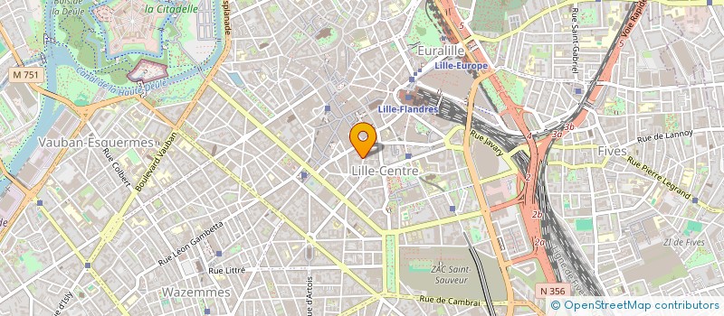 localisation de l'entreprise INVEST ORIANE à LILLE