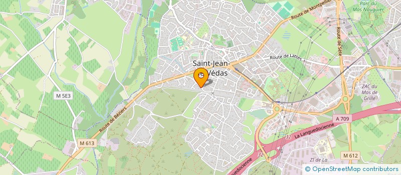 localisation de l'entreprise INVEST PATRIMOINE à SAINT-JEAN-DE-VEDAS