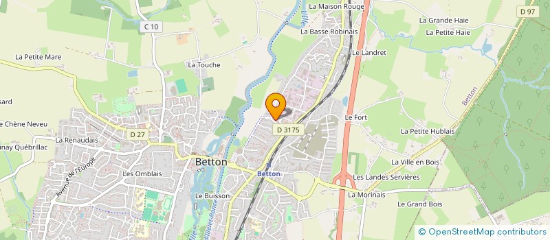 localisation de l'entreprise INVEST PINEAU  BETTON