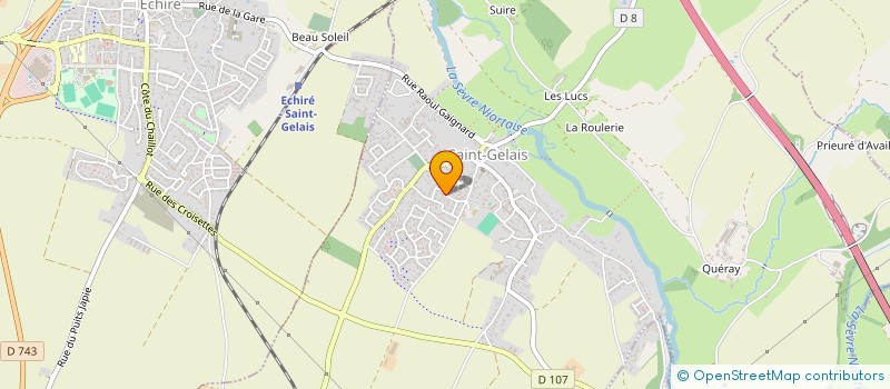 localisation de l'entreprise INVEST PIZZA à ECHIRE