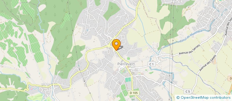 localisation de l'entreprise INVEST PREMIUM  PIERREVERT