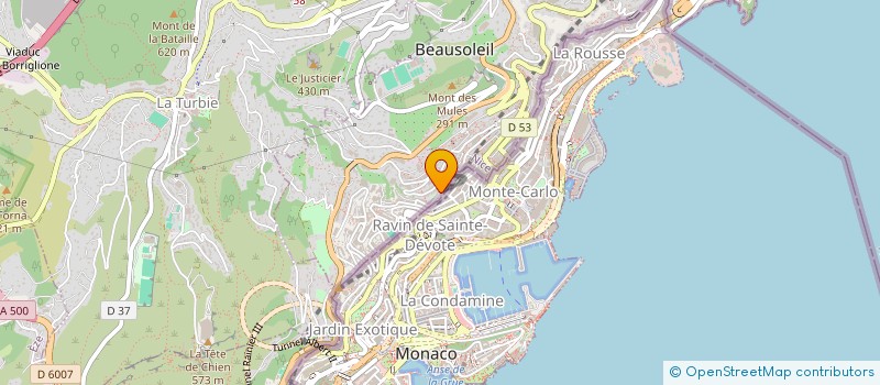 localisation de l'entreprise INVEST PRO FOCH  BEAUSOLEIL