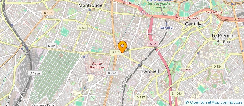 localisation de l'entreprise INVEST PRO JANKOWSKI  ARCUEIL