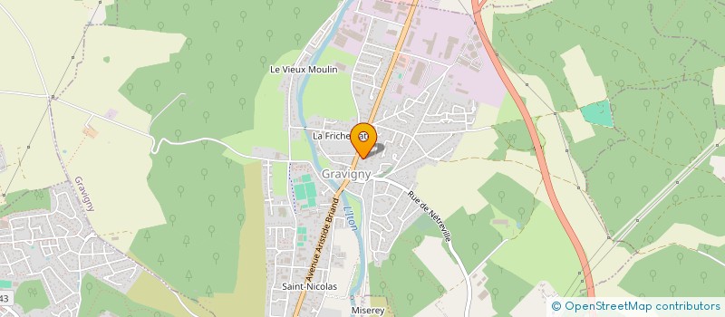 localisation de l'entreprise INVEST PRODUCTION à GRAVIGNY