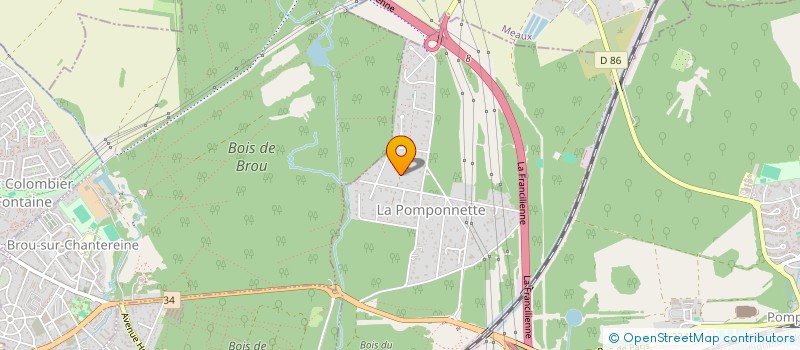 localisation de l'entreprise INVEST PROMOTION PINHEIRO  POMPONNE