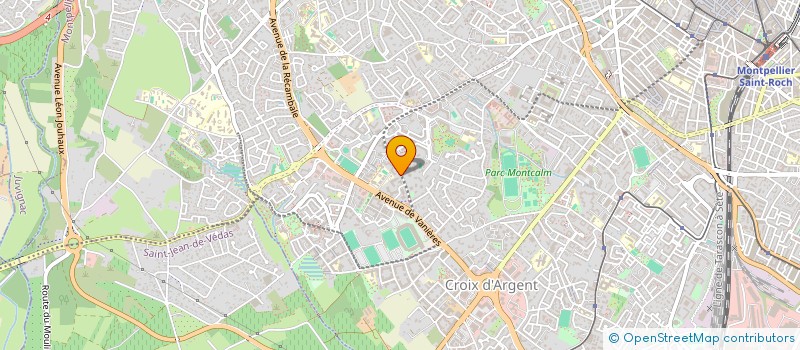 localisation de l'entreprise INVEST RECHERCHE INDUST SPECIALISEES à MONTPELLIER