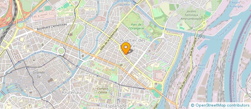 localisation de l'entreprise INVEST ROUTE DE METZ à STRASBOURG