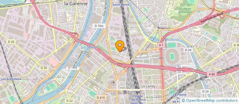 localisation de l'entreprise INVEST SAFIR  SAINT-DENIS