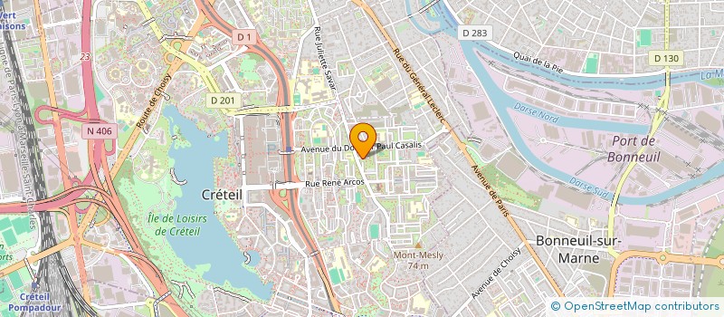 localisation de l'entreprise INVEST SCI à CRETEIL