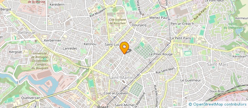 localisation de l'entreprise INVEST SERVICES & CO. à BREST