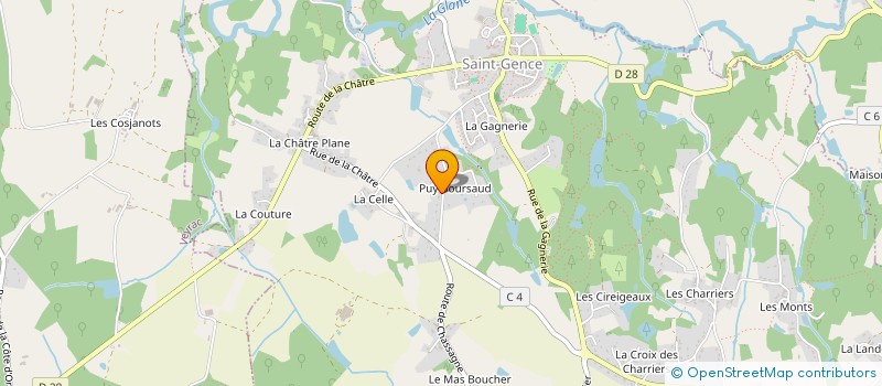 localisation de l'entreprise INVEST SIGNAL  SAINT-GENCE